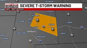 13K views · 52 reactions | #FirstAlertWeather: The National Weather Service has issued a SEVERE THUNDERSTORM WARNING effective until Jul 02 7:00PM EDT for the following counties: Genesee. Get to shelter IMMEDIATELY if you are in the path of this storm, and get the latest information at wnem.com/weather/alerts. | WNEMTV5news | Facebook
