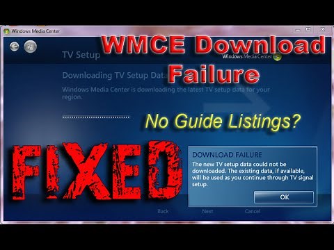 Windows Media Center Download Failure - Fix - Solved