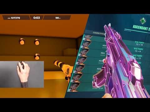 10 mins of Aimlab + VALORANT Gameplay !sens !mouse !res !aimlabs !lurk