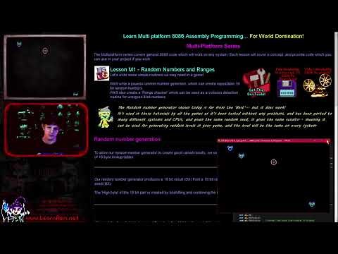 8086 ASM Lesson M1 - Random Numbers and Ranges