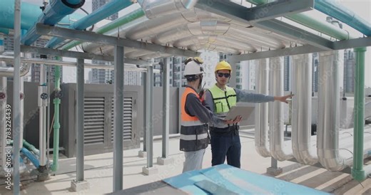 HVAC engineer imparts practical skills and theoretical insights, guiding the technician through the intricacies of system installation, maintenance, and troubleshooting.