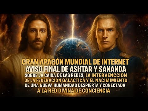 🚨 GRAN APAGÓN MUNDIAL DE INTERNET 🌐 ASHTAR Y SANANDA REVELAN LA VERDAD CÓSMICA FINAL 2025