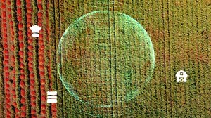 agriculture smart farming technology - industry 4.0.Concept of Sugarcane Harvesting and Planting with Technology and smart farming.