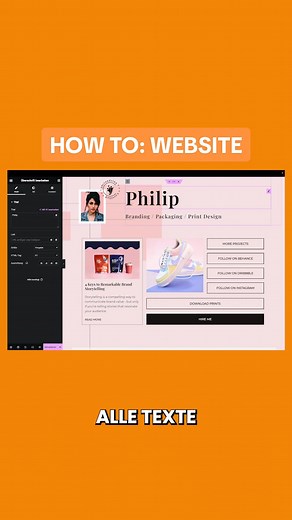 Du brauchst noch eine Website? Wir zeigen dir, wie einfach es mit WordPress gehen kann! 💻 #supportyou #website #webdesign #selbstständig #smallbusiness #wordpress @Philip Rylski | Webdesigner