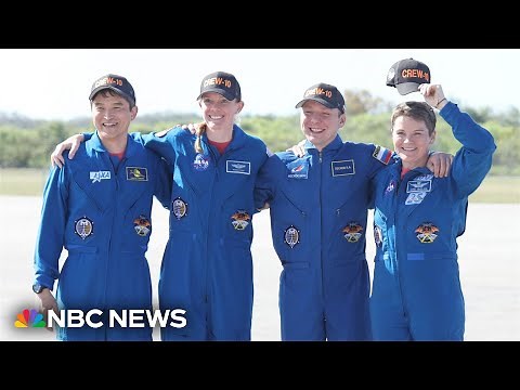WATCH: NASA’s SpaceX Crew-10 launches to International Space Station | NBC News