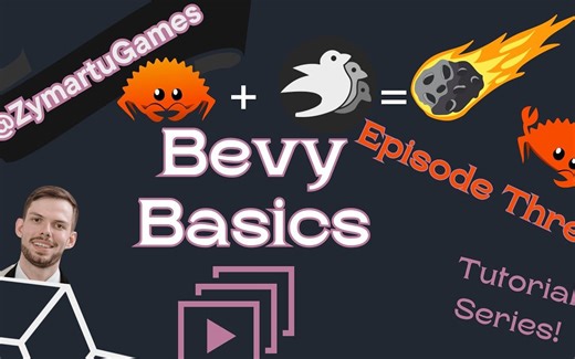 Bevy 0.12 初学者系列教程 用户输入、碰撞、ECS API 和资产处理 Ep3