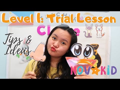 NOVAKID: LEVEL 1 Trial Lesson | Tips and Ideas | Claire Abordo