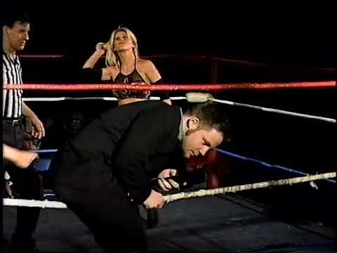 The Goddess Athena vs The Kat (Stacy Carter) NWA Wildside Horse Park Conyers, GA 5-22-01
