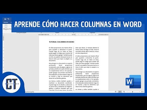 Como Escribir en Columnas en Word