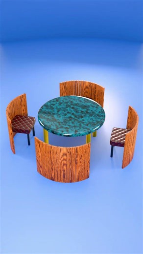 Unique dinning table Design for low space Issue.