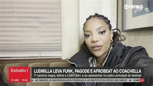 Ludmilla leva funk, pagode e afrobeat ao Coachella