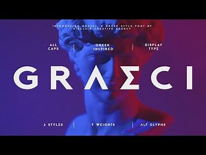 Graeci Display — Greek Inspired Font Font Free Download