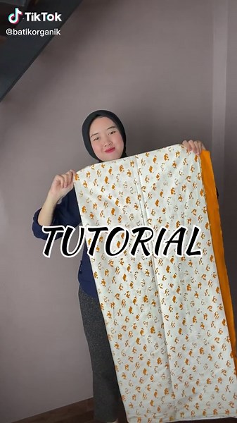 Tutorial Motif Batik Awan Berarak - Warna Kuning Ceria