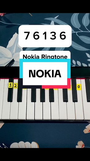 NOKIA ringtone | easy tutorial #pianotutorial #nokia #ringtone #fypシ゚ #xybca