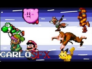 Super Smash Bros 64 Intro : RETRO Version Snes