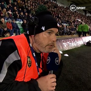 💔 Here's to our very own Nick Mullins reconciling with Northampton Saints' Matt Ferguson after this incident on Friday. We're with you, Nick ❤️😆 | TNT Sports Rugby