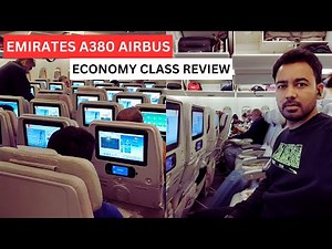 MUMBAI TO DUBAI | EMIRATES A380 - 800 Flight EK501 | Economy Class Review | WORLD'S Biggest Airplane