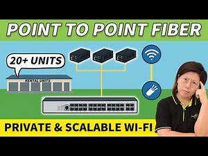 Point-to-Point Fiber Internet Setup for a 20-Unit Building