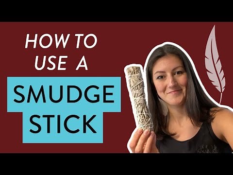 Smudge Stick (How to Smudge with a Bundle instead of Loose Sage)