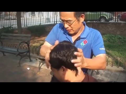 Luo dong head massage asmr park