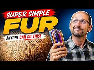 How to Draw REALISTIC Fur (Super Easy!)