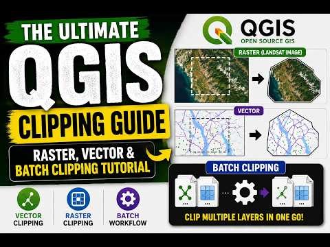 The Ultimate QGIS Clipping Guide (Raster, Vector & Batch Clipping Tutorial)