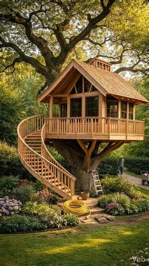 **Empty Garden vs Dream Treehouse 🌳 | 4-Step Build Transformation**