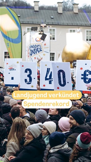 Die Landjugend beim Ö3-Weihnachtswunder bedeutet immer: ein voller Platz, super Laune und eine RIESIGE Spende! 🫶 Und die Landjugenden Niederösterreich, Oberösterreich und Salzburg haben auch dieses Jahr wieder geliefert! 🌟 ✨ Ö3-Weihnachtswunder ✨ 📝 Wünschen & 💰Spenden 📱 oe3.orf.at/spenden ☎️ 0800 664 700 🎶 jetzt Ö3 einschalten 📍 live vom Kapitelplatz in Salzburg | Hitradio Ö3