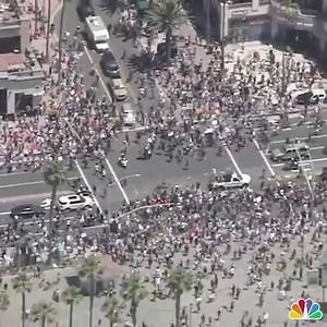 8.5K views · 151 reactions | Thousands of people have gathered at #HuntingtonBeach to protest against the closure of Orange County beaches. What are your thoughts on what’s going on? We will be taking voicemails all day! Leave your voicemail at 818.533.8092 • @TheRealCruzShow • : @nbcla | REAL 92.3 | Facebook
