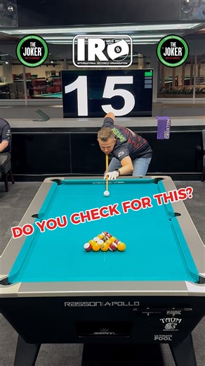 @int_referee_organisation on Instagram: "Do you see this often? #pool #8ballpool #snooker #challenge #referee #billiards #skills #fyp #viral @jimmythejokercroxton Jimmy "The Joker" Croxton"