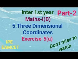 Inter 1st Year//Maths I(B)//Exercise-5(a)//Part-2