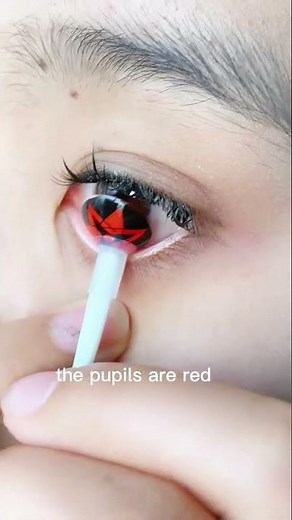 Uchiha Mangekyou Sharingan Cosplay Contact Lenses Showcase | Naruto Cosplay#naruto