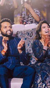 Who said sangeet is only about dance? 🪩 Sometimes it’s about sass, scripts & in-laws warnings too 😏💃😜 Couple: @pragyasaidlavya Bride: @pragya.agarwal Groom: @eklavya.jain Location: @novotelkolkata Events by: @momentsluxuryweddings Concept by: @zum.dance [sangeet, sangeet performance, bride and groom, fun dance, funny wedding performance, dance performance, performance, wedding, indian wedding, Big fat indian wedding] #dance #viral #reelsinstagram #trending #sangeetnight #weddinginspiration #