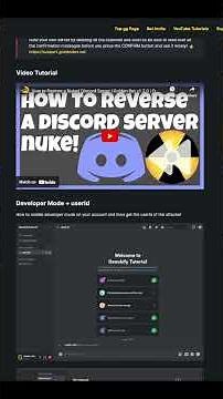 How to Restore a Nuked Discord Server