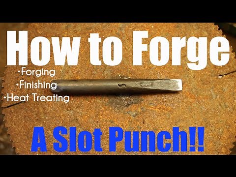 How to make Blacksmithing Tools! - The Slot Punch