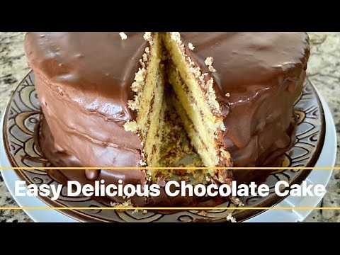 Delicious Old Fashioned Homemade Chocolate Cake Recipe | Best Cake Ever!!!