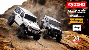 8.6K views · 230 reactions | “The Finest Radio Control Models” We keep that promise with each and every new release. And the New Mini Z 4x4 Jeep Rubicon is no exception, packed with tons of details and features just like the 1:1 scale KYOSHO MINI-Z 4×4 Readyset JeepⓇ Wrangler Unlimited Rubicon 1:24th Scale No.32521W Bright White No.32521GM Granite Crystal Metallic Release date: End October 2020 More information https://rc.kyosho.com/en/miniz4x4-jeep | Kyosho America | Facebook