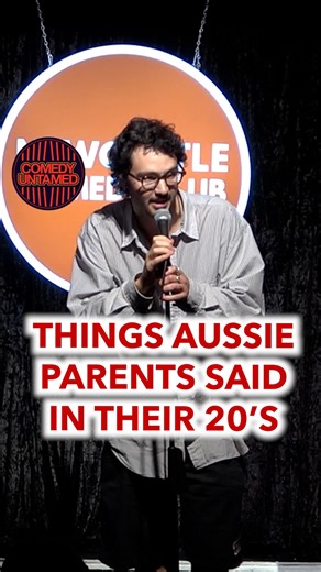 Things Aussie Parents said in their 20s that 20 year old Aussies don’t say today #comedy #comedyuntamed #standup #aussie #australia | Comedy Untamed