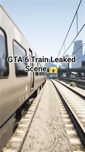 Real GTA 6 Train Gameplay Footage Leaked 😱 #gta6 #gta6leaks