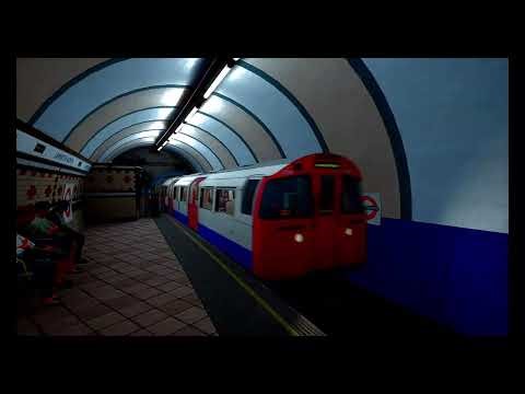 Bakerloo Line 1972 MkII stock arrives at Lambeth North #tfl #trainsimworld5