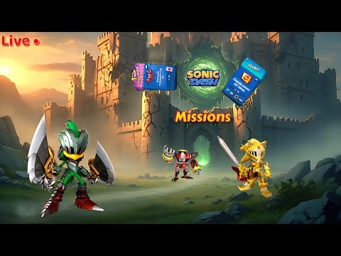 Sonic Dash: Max Level Grind & Gameplay Mission Showcase