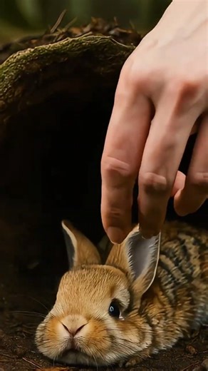 Bunny Eats leaves 🐰:Cute Rabbit ASMR Animation for Relax & Smile