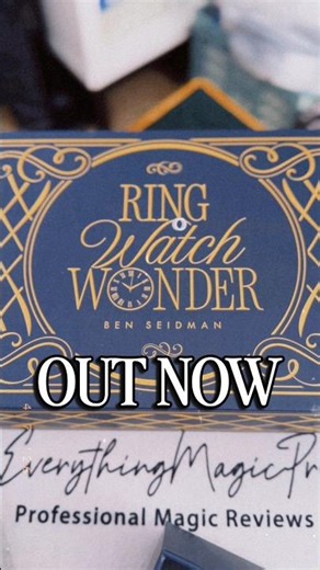 Ring Watch Wonder by Ben Seidman OUT NOW 🎉