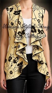 Women's Stylish Shrug Easy Cutting✂#viralshort #shorts #diy #fashion #ytshorts