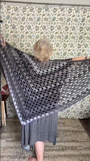 CROCHET: Black Triangle Shawls