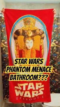 Would you use this dorky decorated bathroom?✨ #StarWars #90s #anakinskywalker #jedi #sith