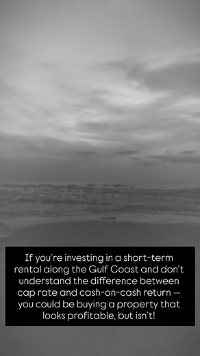 Stop letting surface-level numbers fool you! Cap rate and cash-on-cash return are two completely different lenses for seeing a property’s performance — and if you only look at one, you’re missing the full picture. -Cap Rate = property performance if you paid all cash. -Cash-on-Cash Return = how your actual invested cash performs when financing is involved. On the Gulf Coast, where insurance, management fees, and financing can swing returns by thousands, this difference matters more than ever. Th