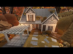 [ bloxburg ] 🤎 ꒰ 63k! ꒱ autumn overgrown family cottage ꒰ exterior build ꒱