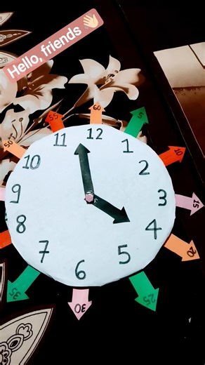 Time clock ⏰ Math's project please like 👍🏻 & Subscribe 🙏🏻