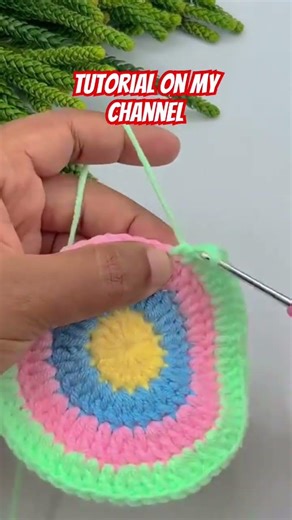 TUTORIAL HERE! 👆 How to Crochet the Perfect Double Crochet Circle | Easy Beginner Tutorial